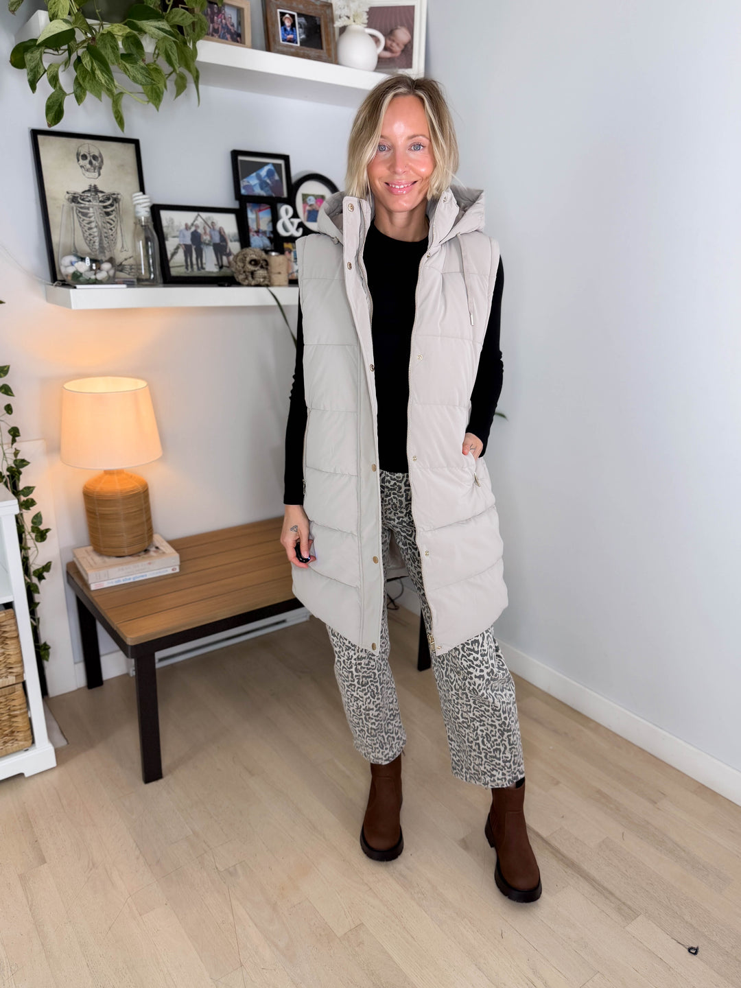 Only Dixie 2-In-1 Water Repellent Coat- TAUPE GREY