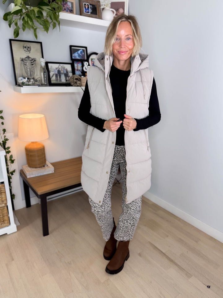 Only Dixie 2-In-1 Water Repellent Coat- TAUPE GREY