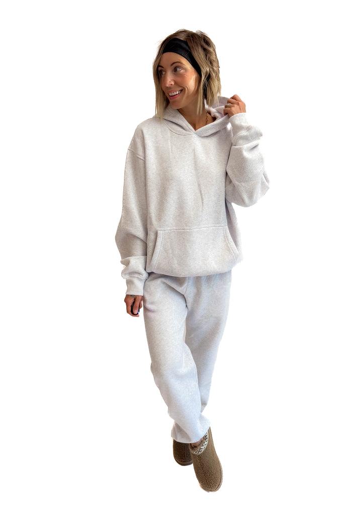 Dami Cloud Fleece Hoodie- ASH GREY