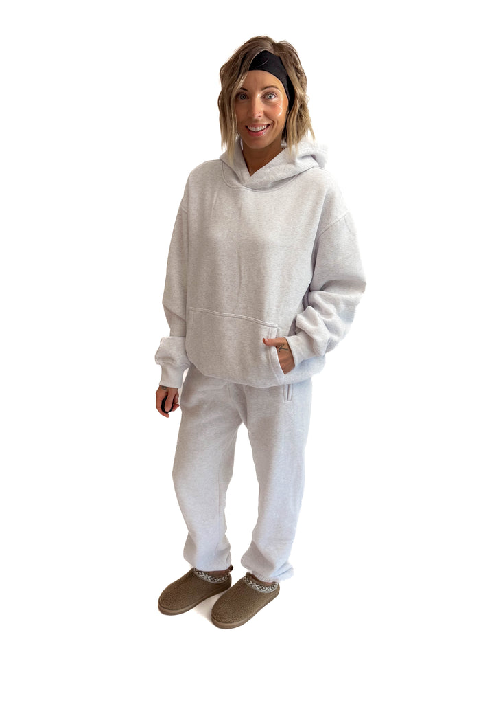 Dami Cloud Fleece Hoodie- ASH GREY