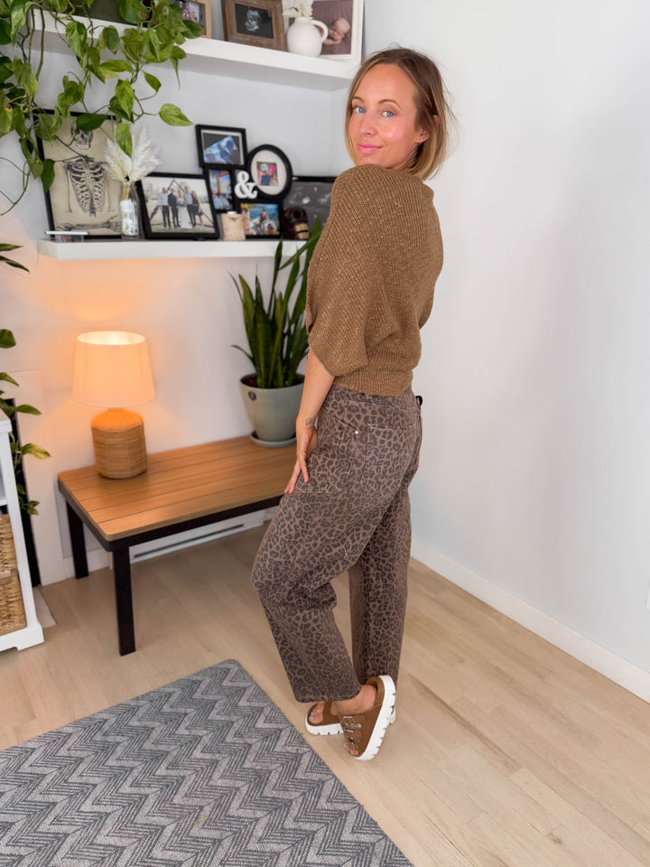 Brisol Dolman Knit Sweater- COCO