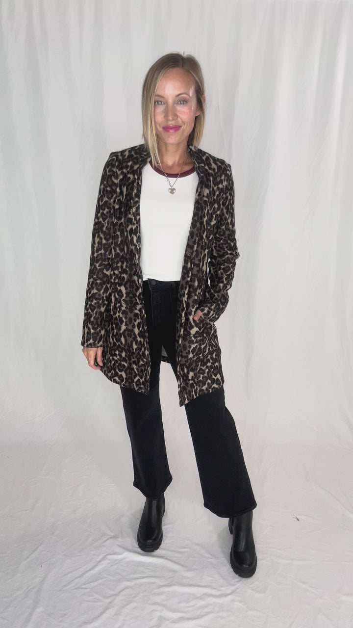VERO MODA Katherine Jacket- LEOPARD