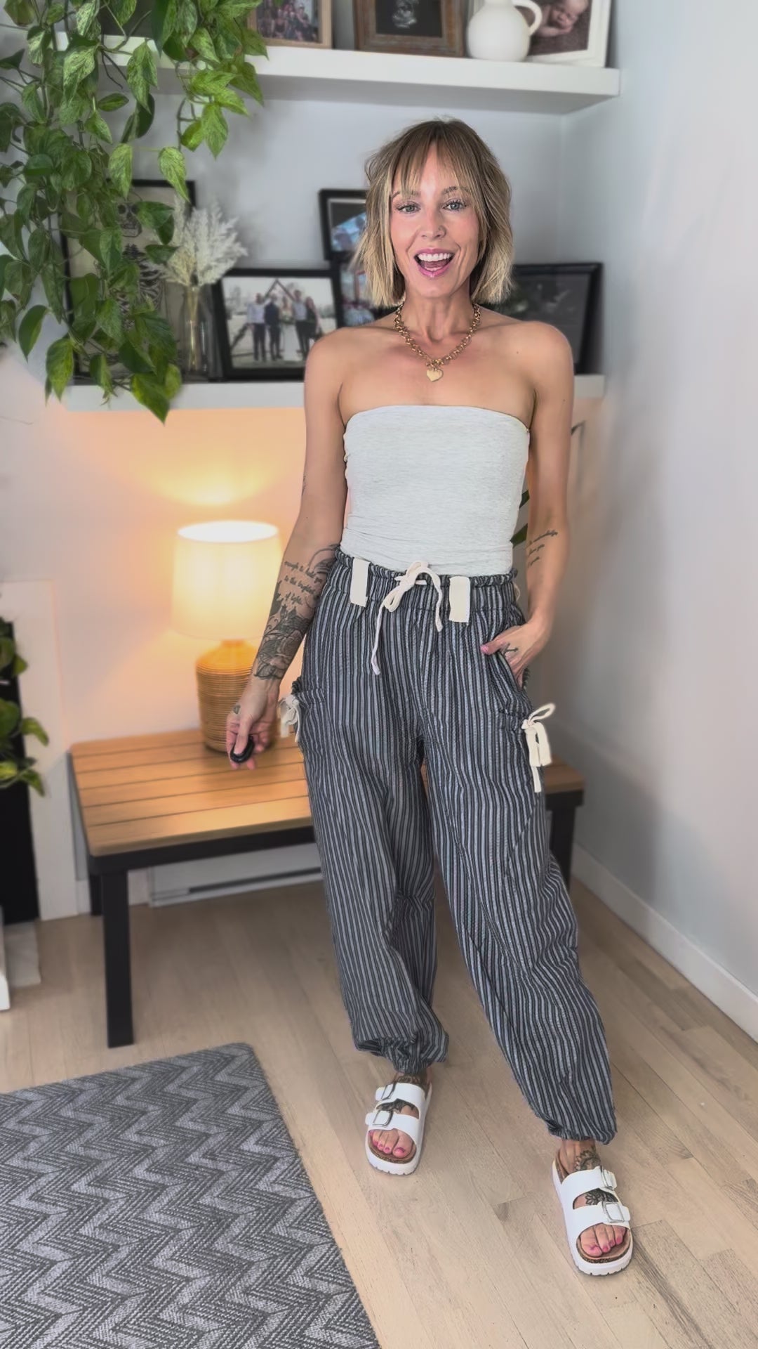 Riri Double Lined Tube Top- LIGHT HTHR GREY-FINAL SALE