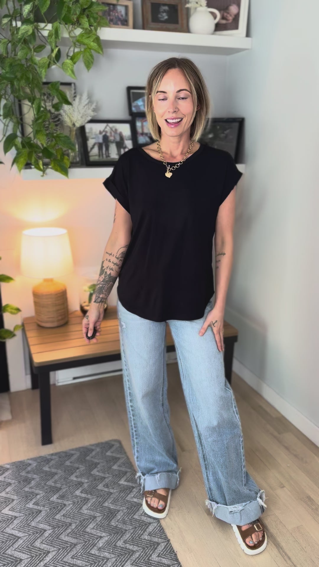 Bare Tide Bamboo Tee- BLACK