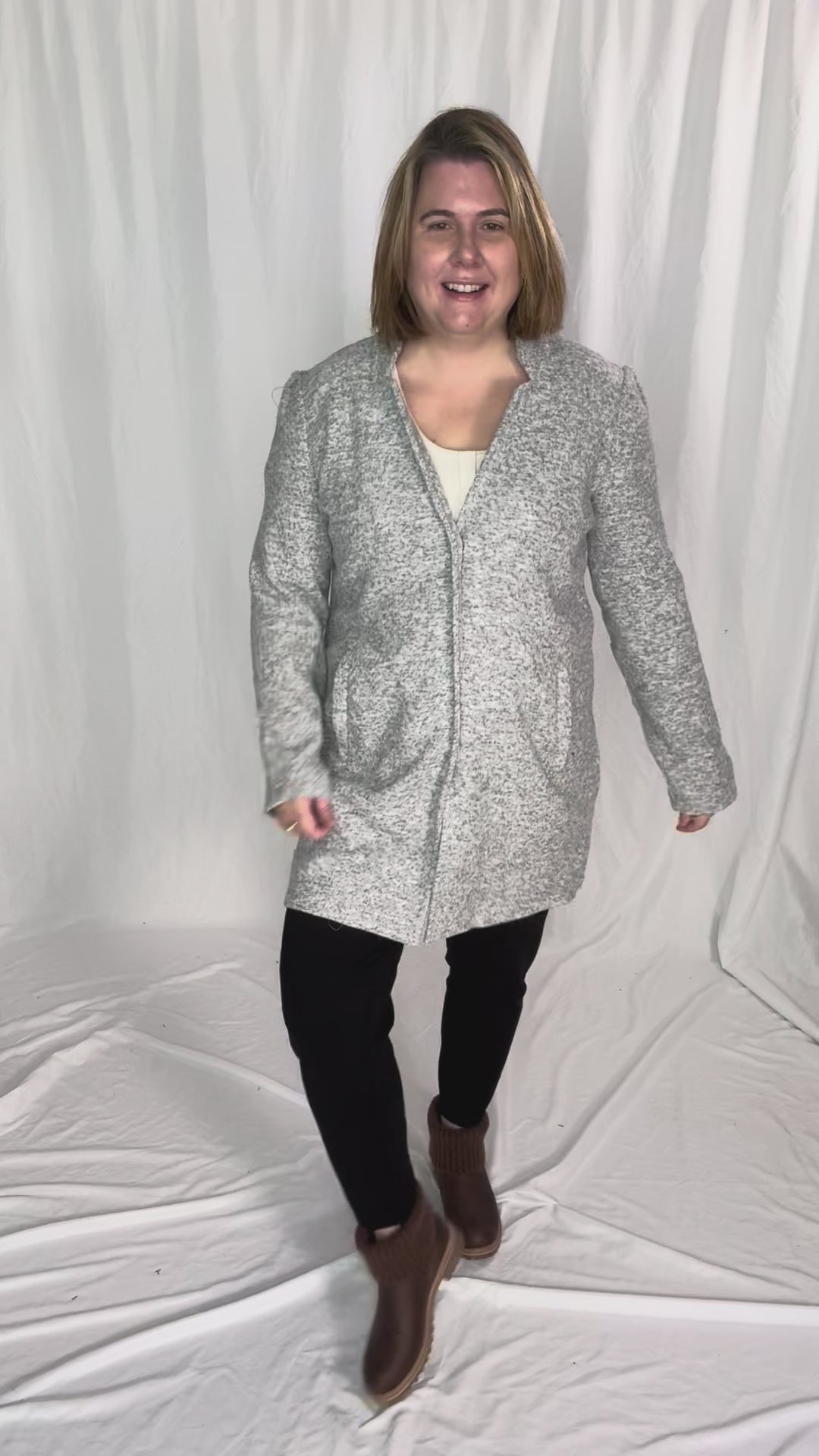 VERO MODA Katherine Jacket- LT GREY MELANGE