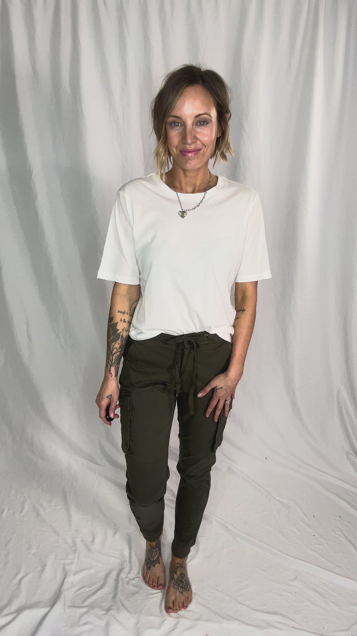 Bazz Cargo Jogger- OLIVE