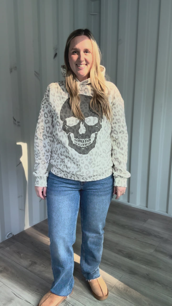 AMPERSAND Comfort Zone Hoodie- PURRDY SCARY