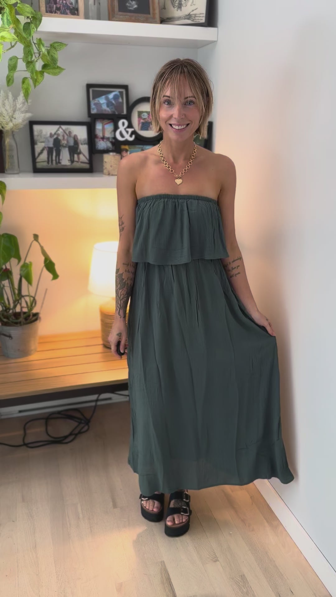 Serena Tiered Maxi Dress- ASH JADE