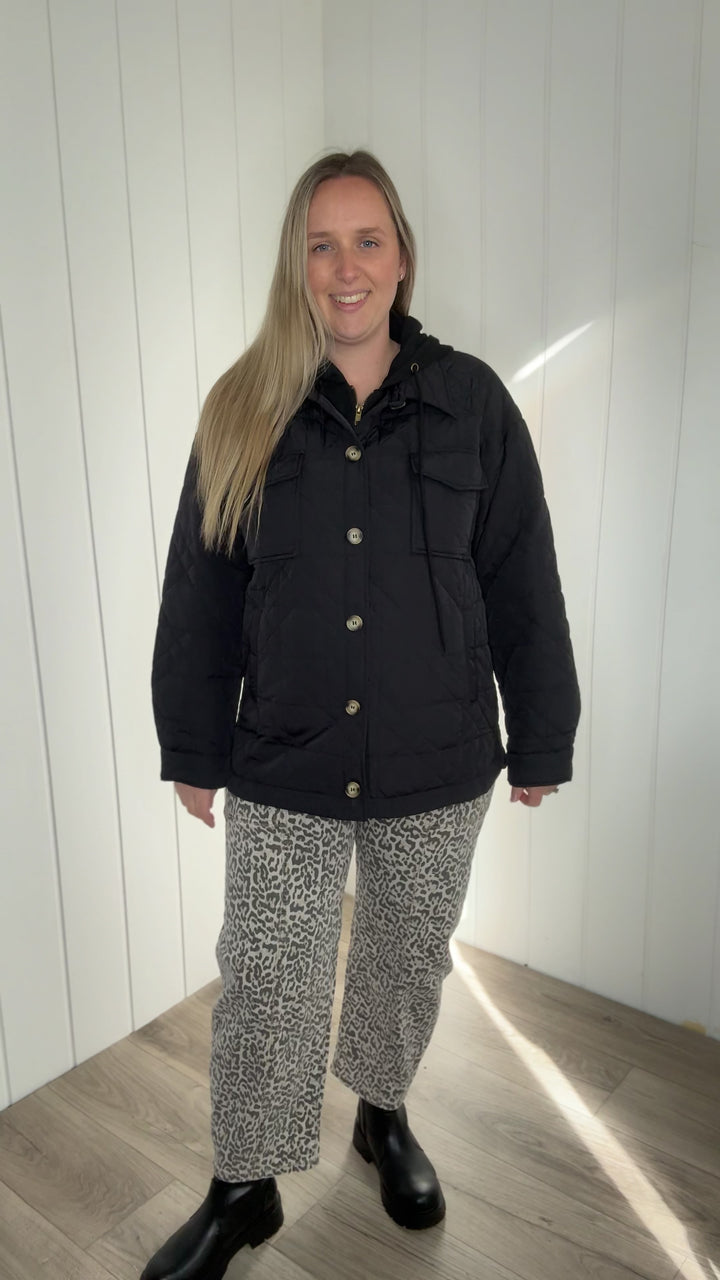 Drusilla Twofer Jacket- BLACK