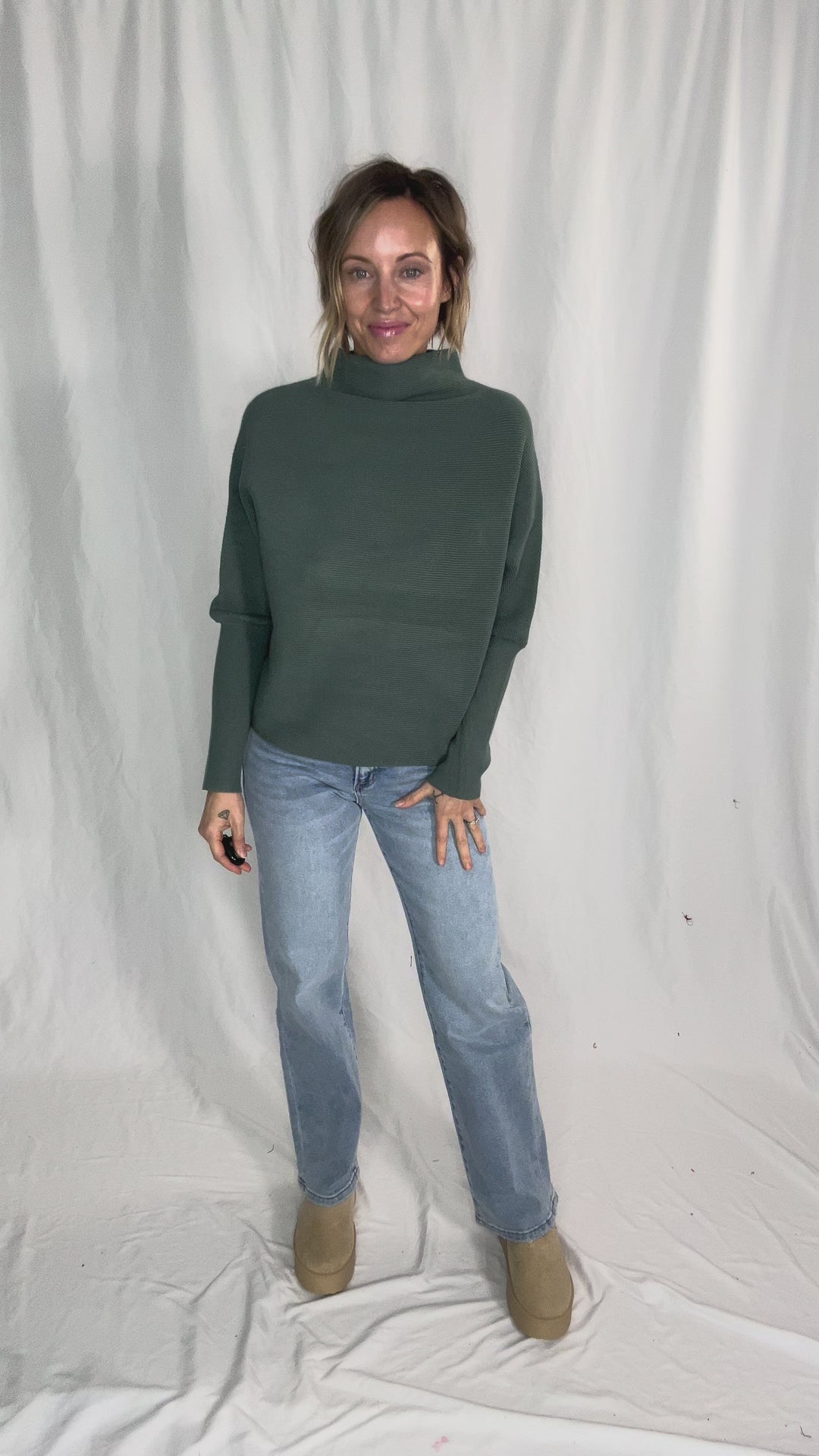 Maren Dolman Sweater- ASH JADE