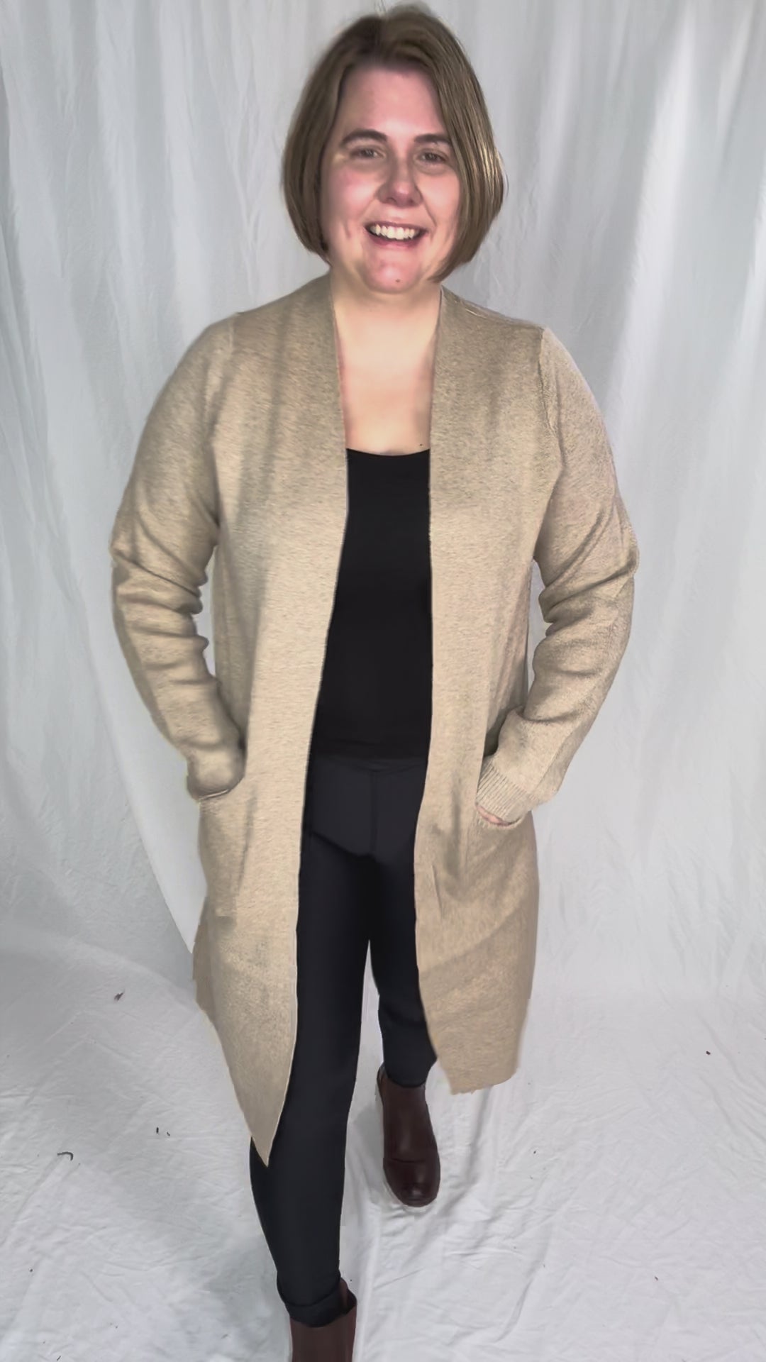 VERO MODA Saba Pocket Cardigan- SILVER MINK