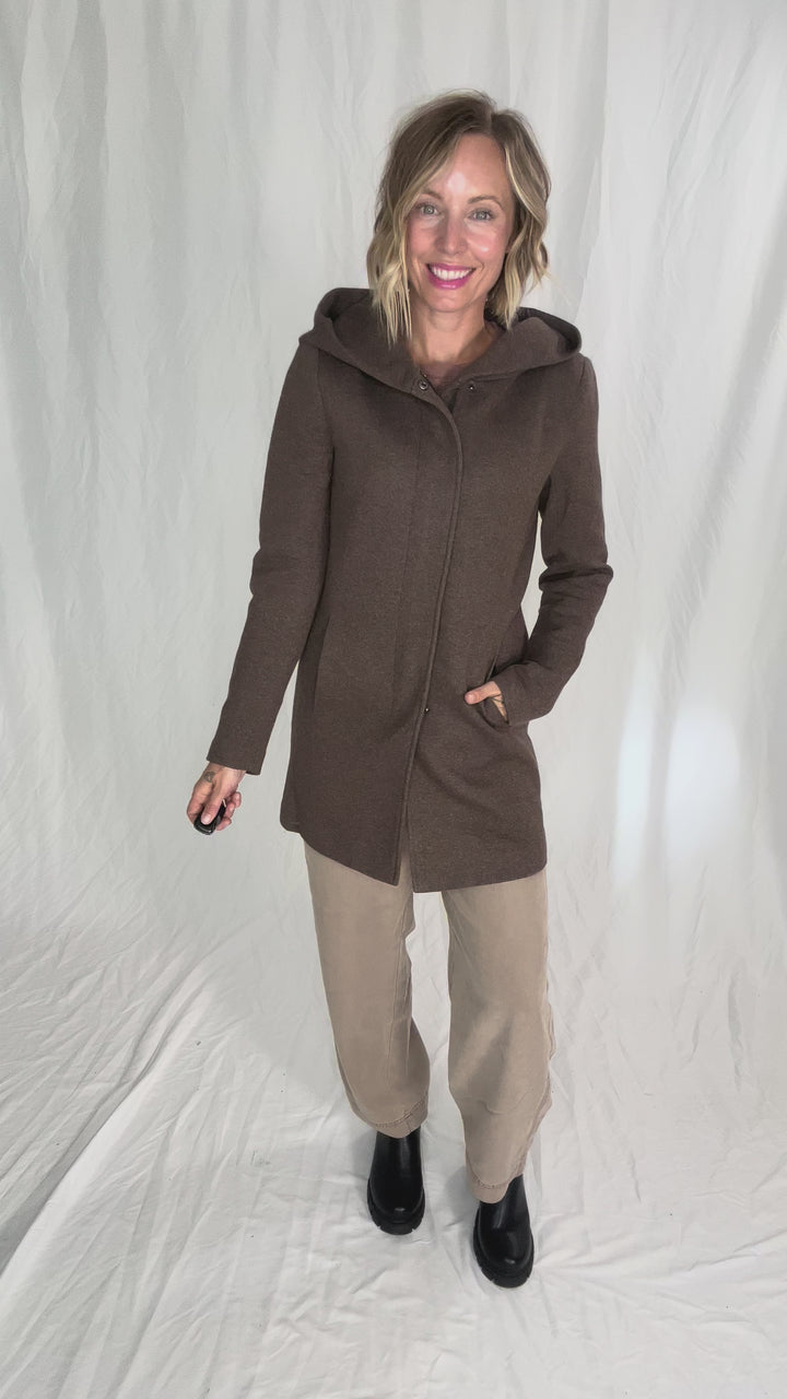 ONLY Alison Coat- HOT FUDGE