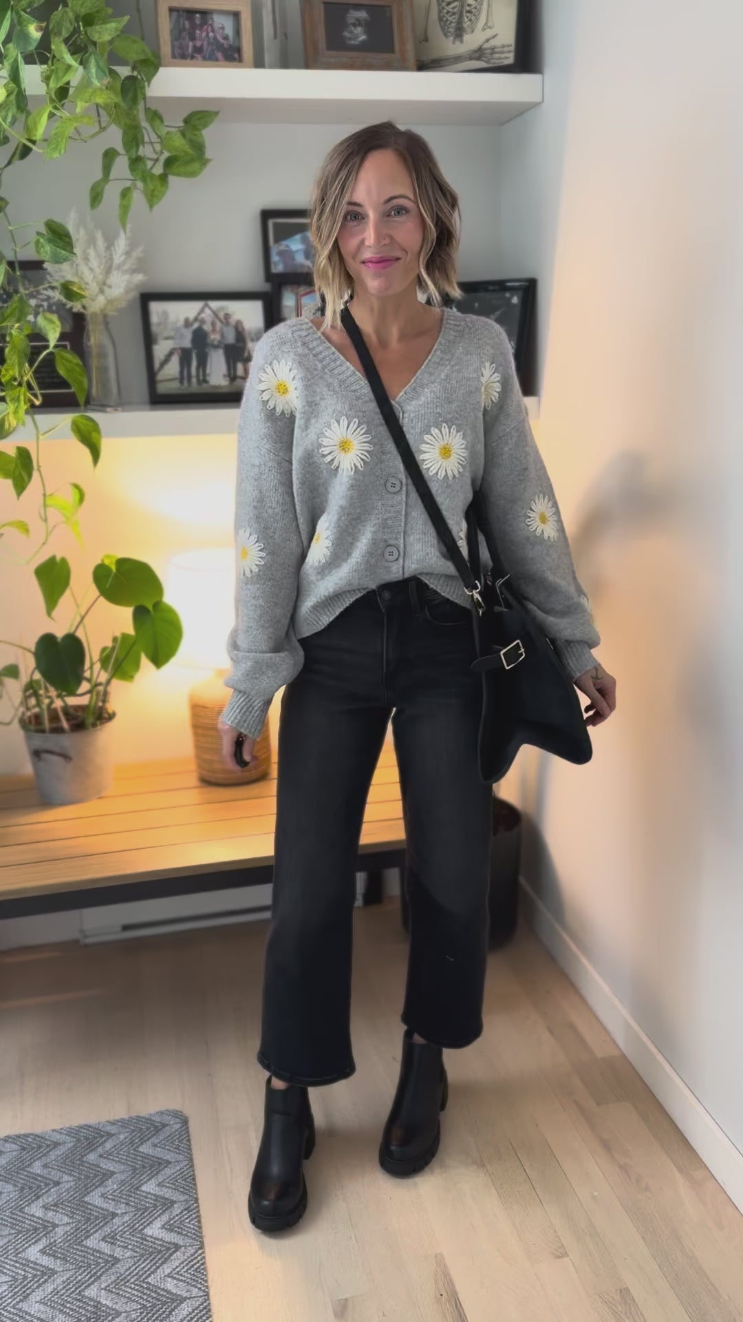 Nirvana Nubuck Tote- BLACK