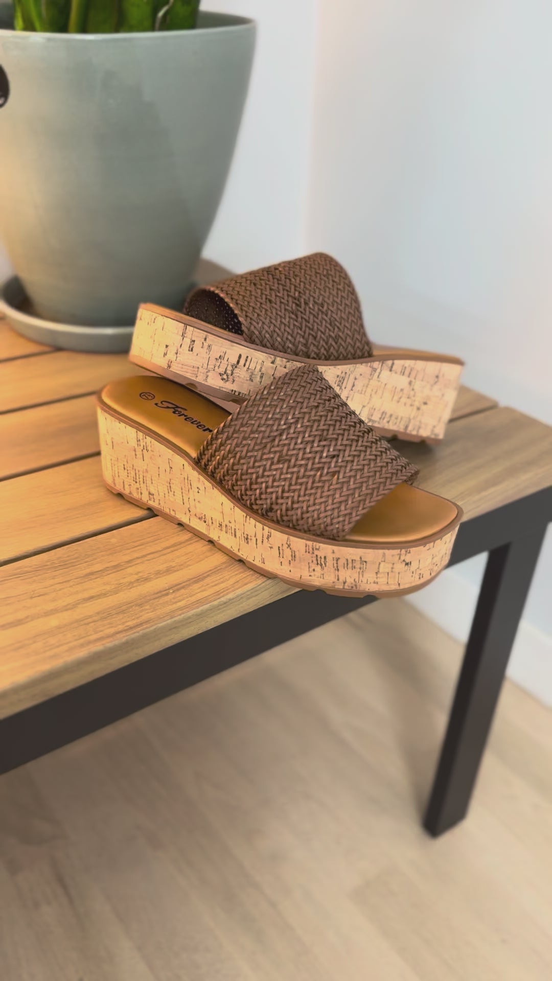 Earnest Woven Sandal- BROWN