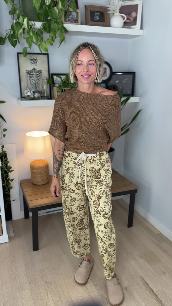 Brisol Dolman Knit Sweater- COCO