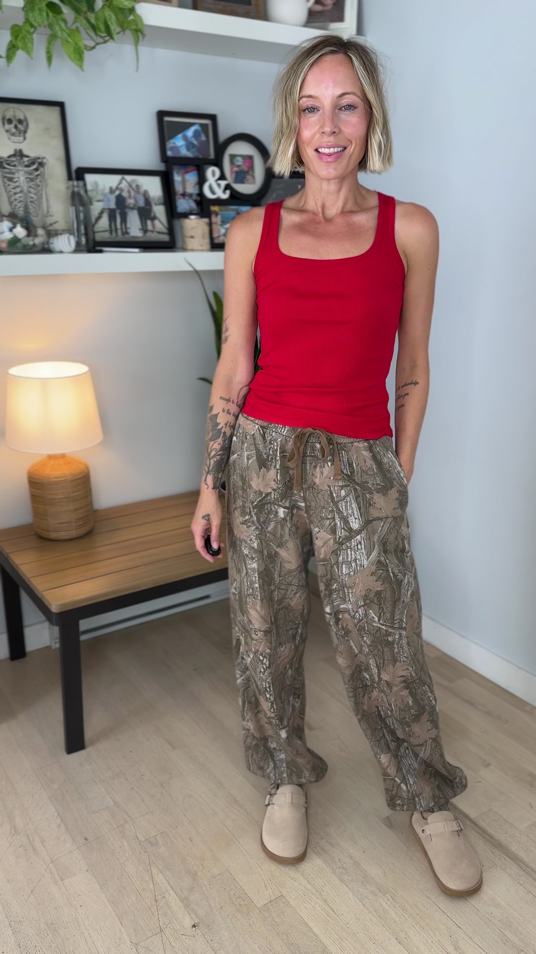 Ellison Camo Jogger- BROWN