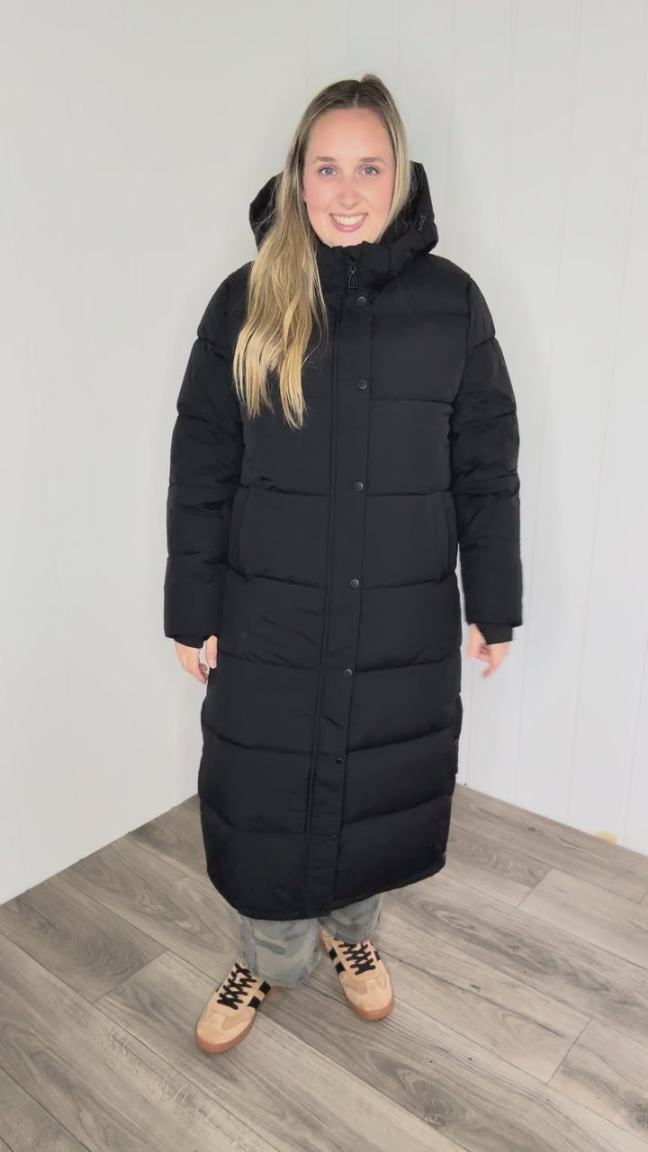 ONLY Premium Puff XLong Jacket- BLACK