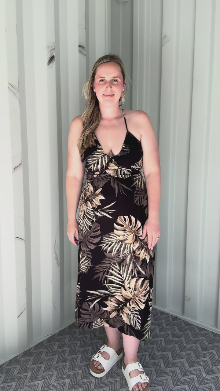 Finlee Tropical Print Cami Dress