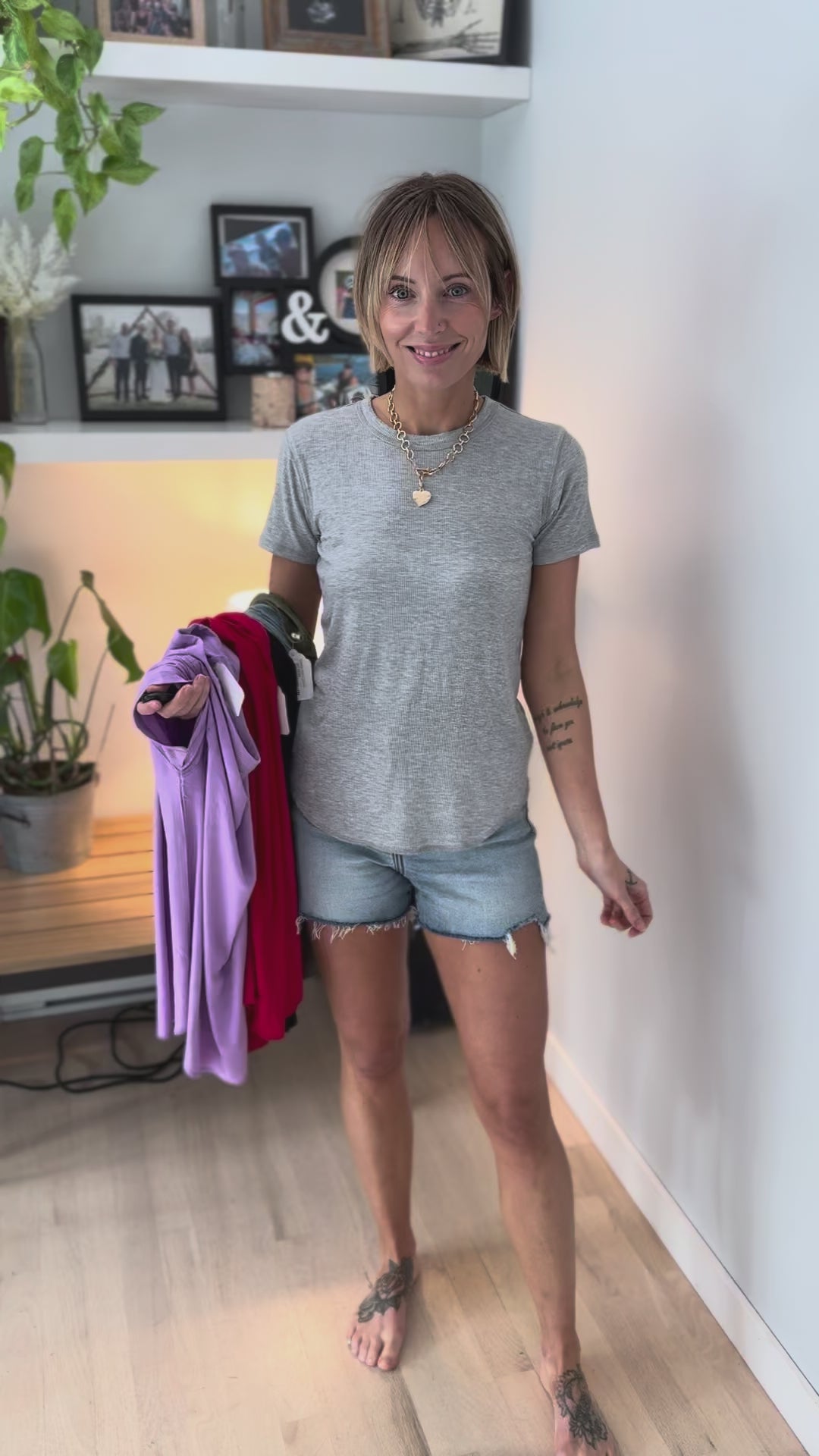 Odette Ribbed Short Sleeve- LIGHT OLIVE