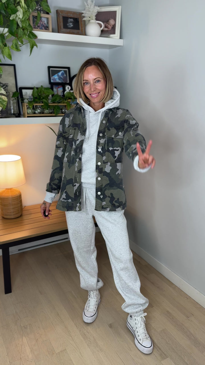 Depp Camo Shacket