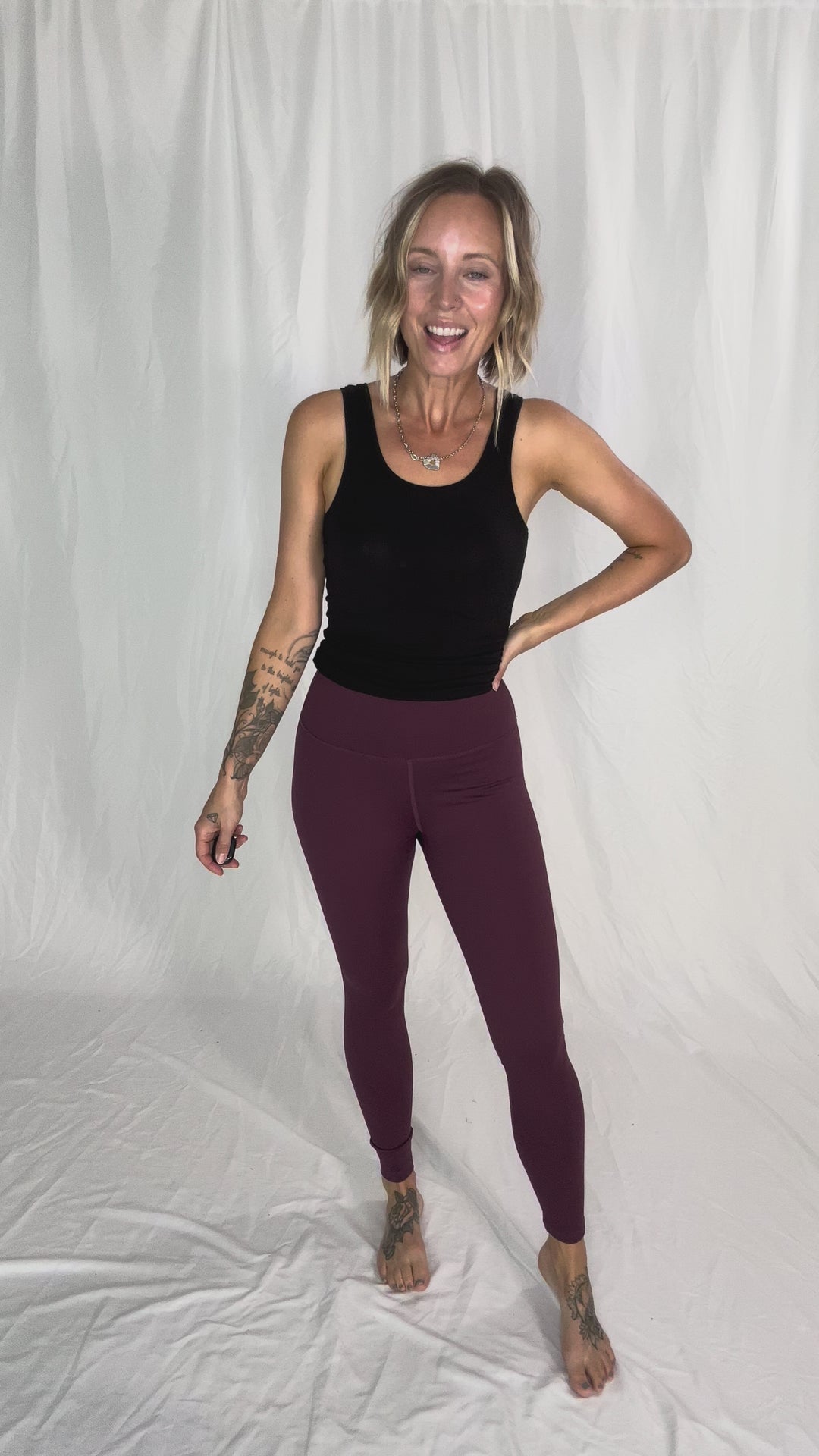 NOISY MAY Sirene Organic Cotton Tank Top- BLACK