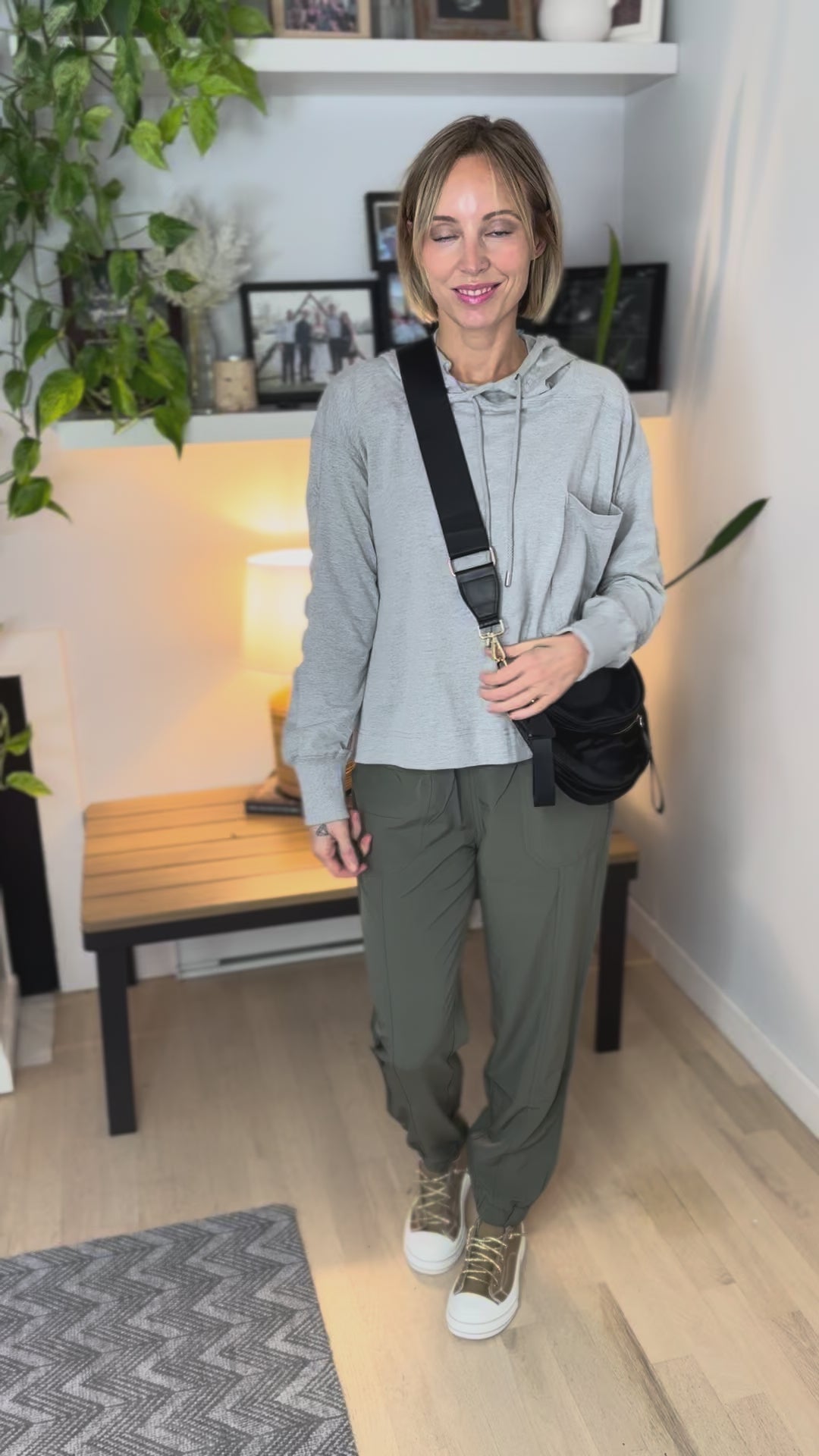 Tinley Athleisure Hoodie- HTHR GREY-FINAL SALE
