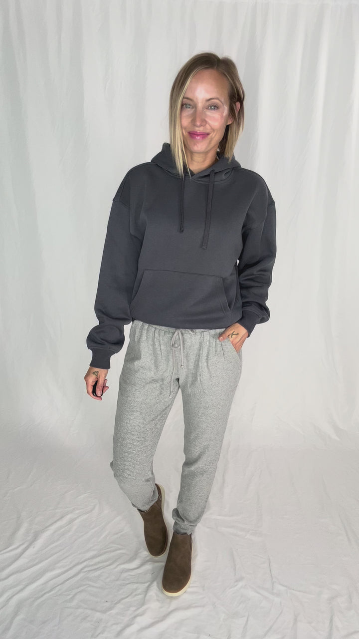 MICHELLE MAE Corrine Joggers- LIGHT GREY