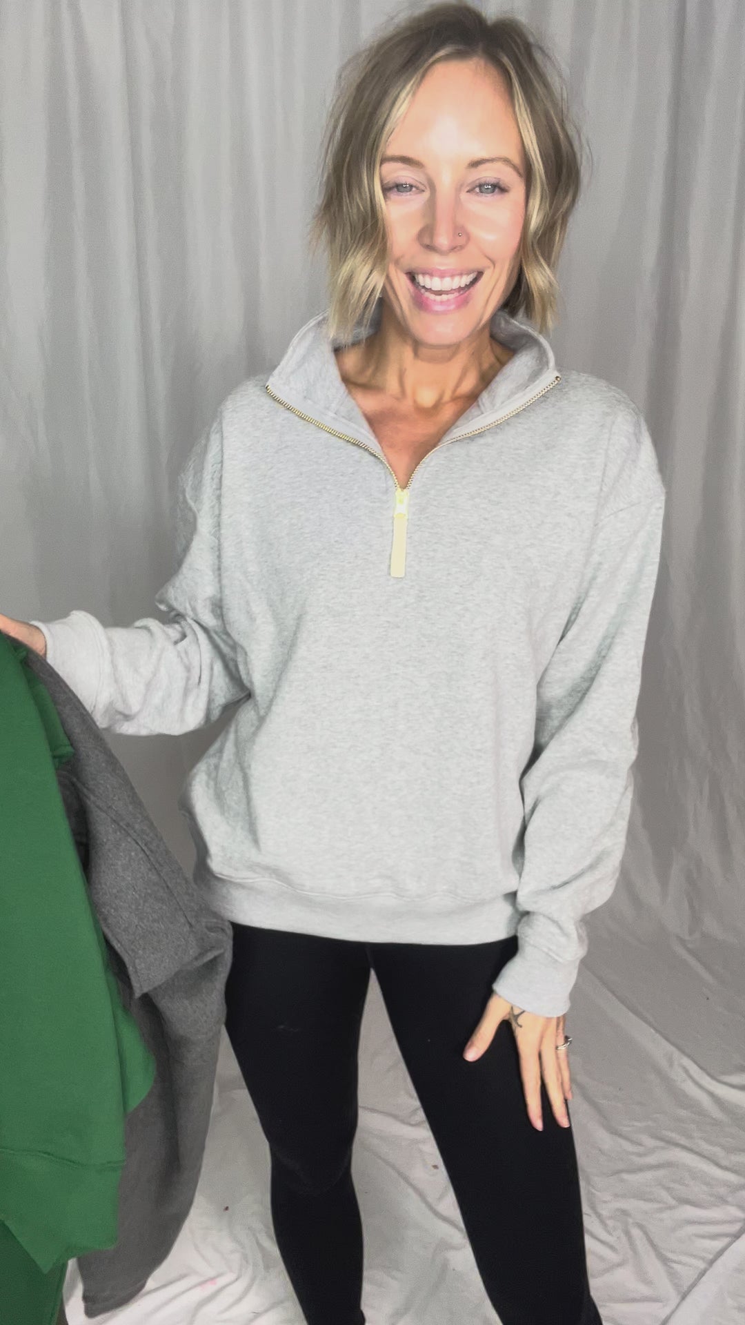 Dawson Classic 1/4 Zip Pullover- BLACK