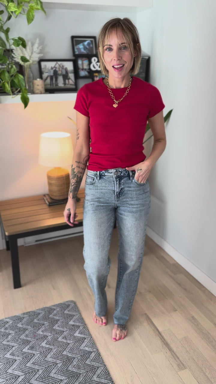 Hidden Seraphine Straight Leg Jeans- LIGHT