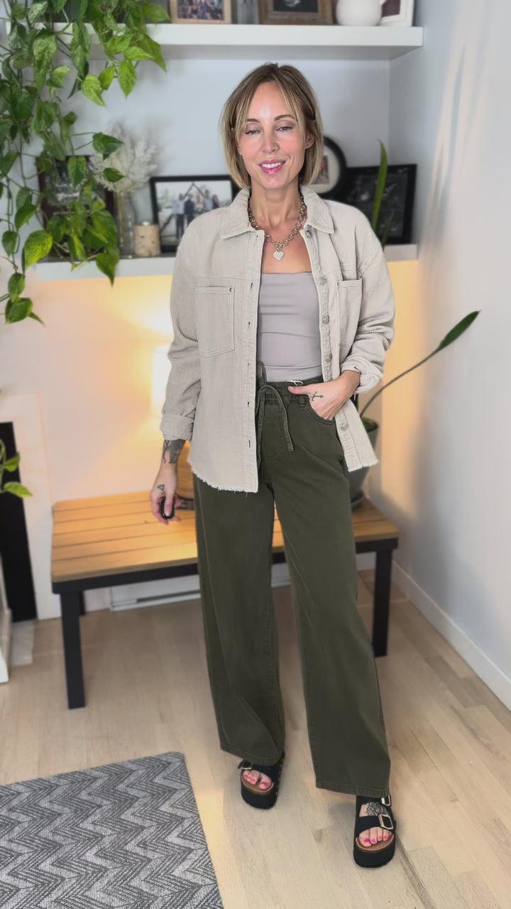 Harper Tube Top- WARM GREY