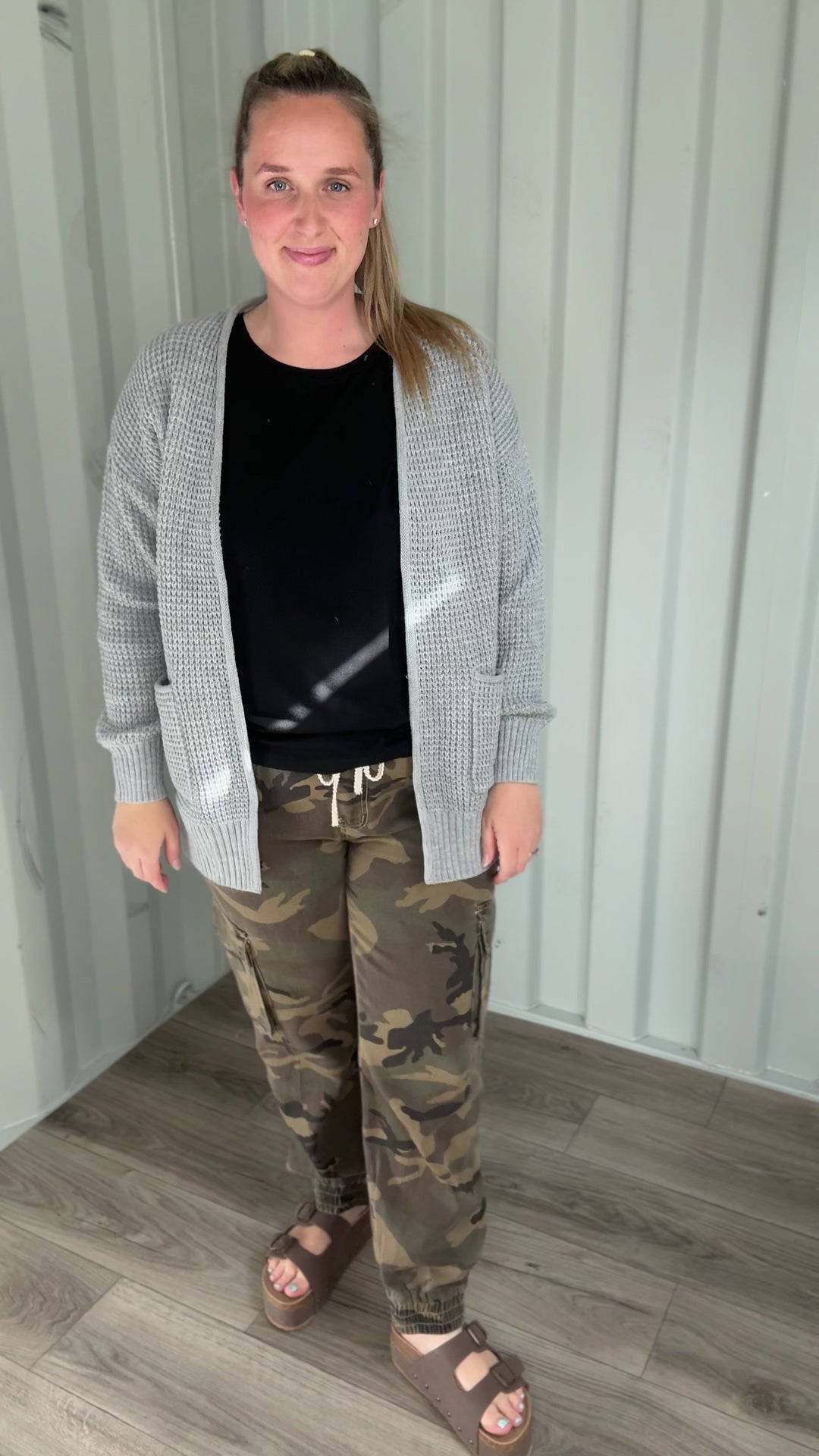 Evans Drawstring Camo Jogger