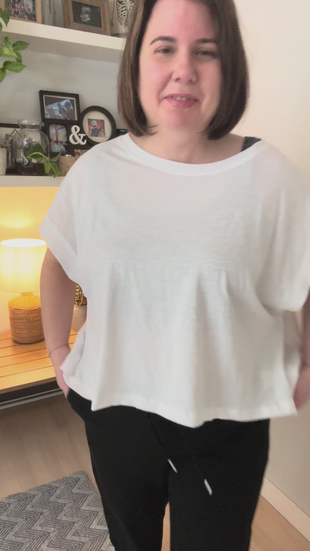 Delilah Cotton Open Back Top- WHITE