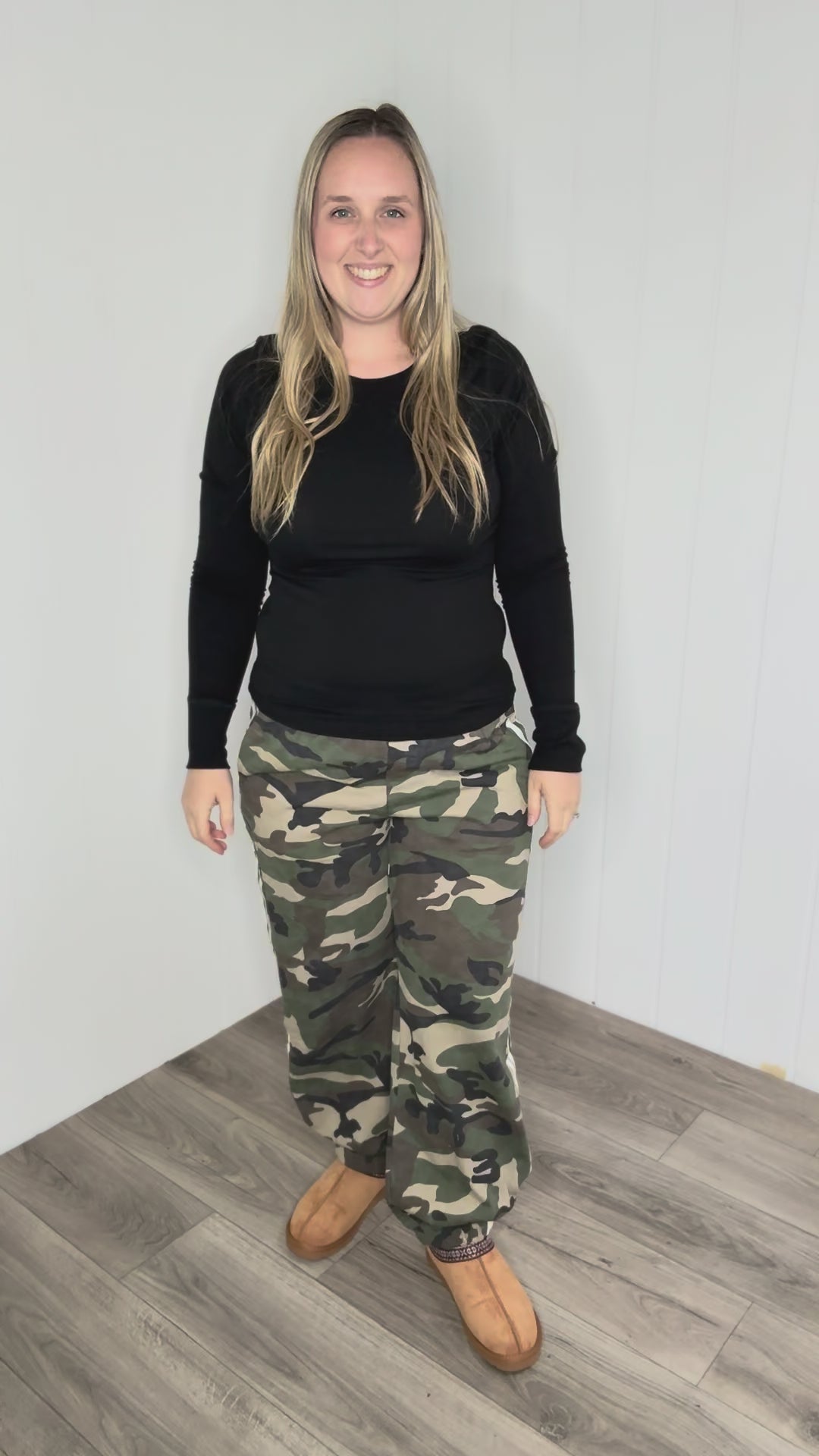Copperly Soft Washed Camo Joggers- VINTAGE CAMO