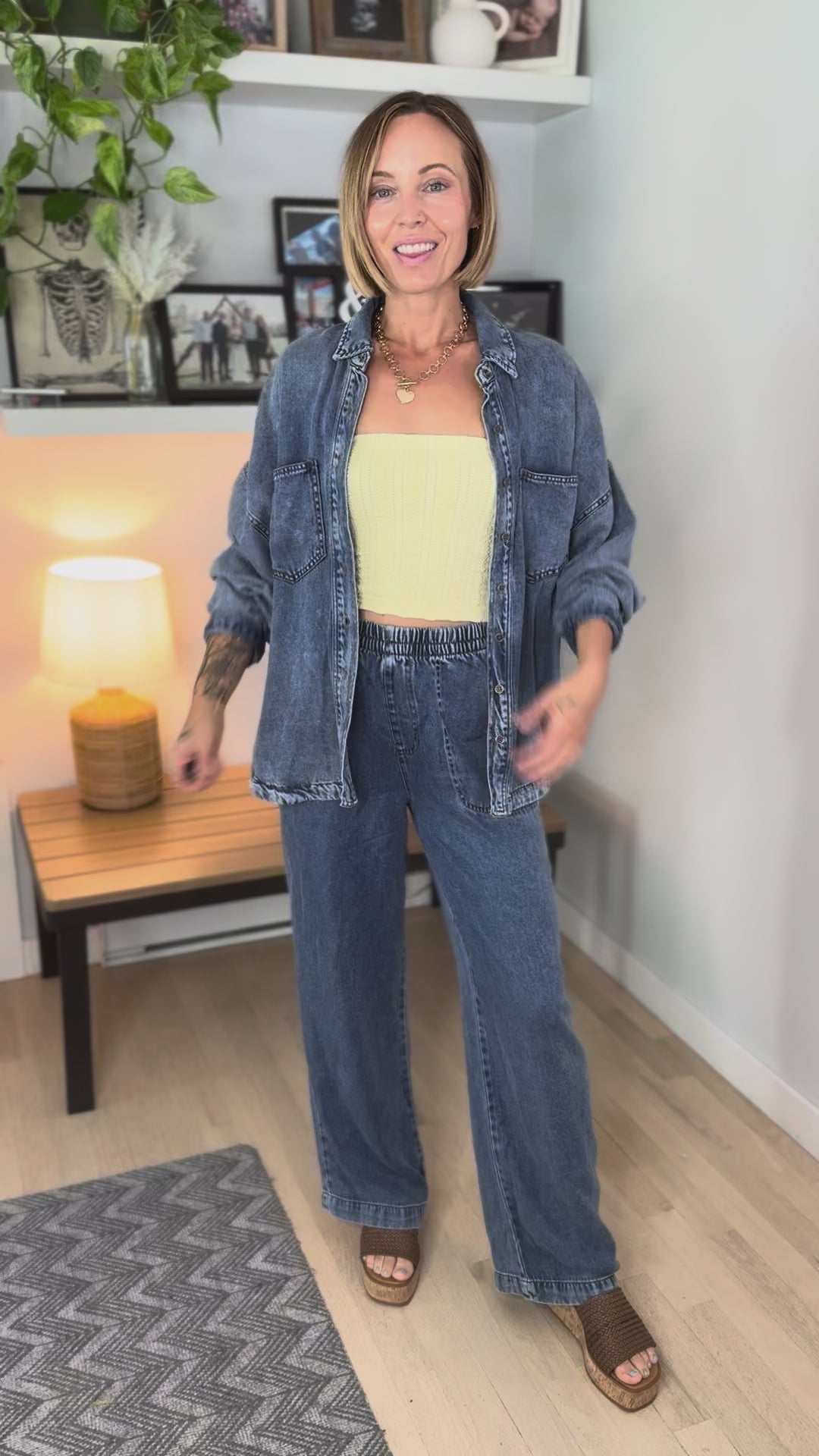 Rustic Chambray Pant