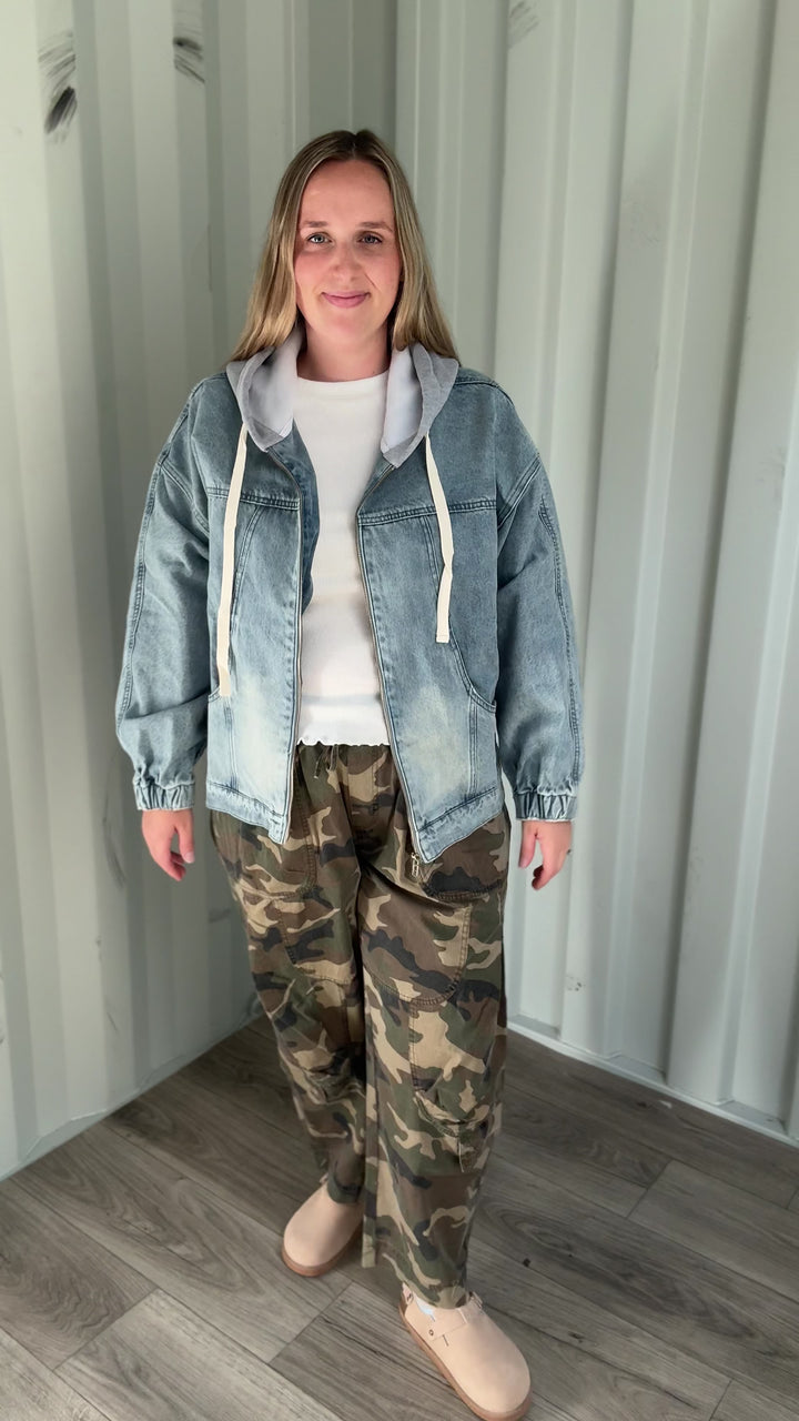 Marlon Denim Hoodie Jacket