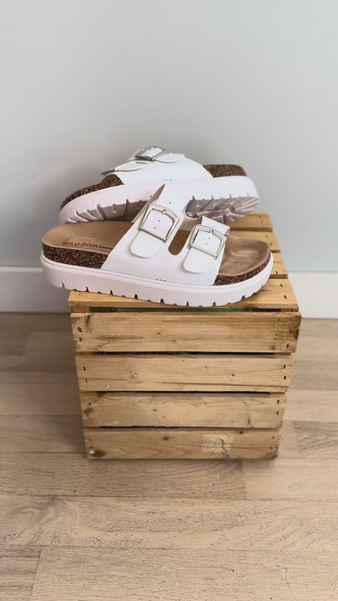 Joonie Platform Sandal- WHITE