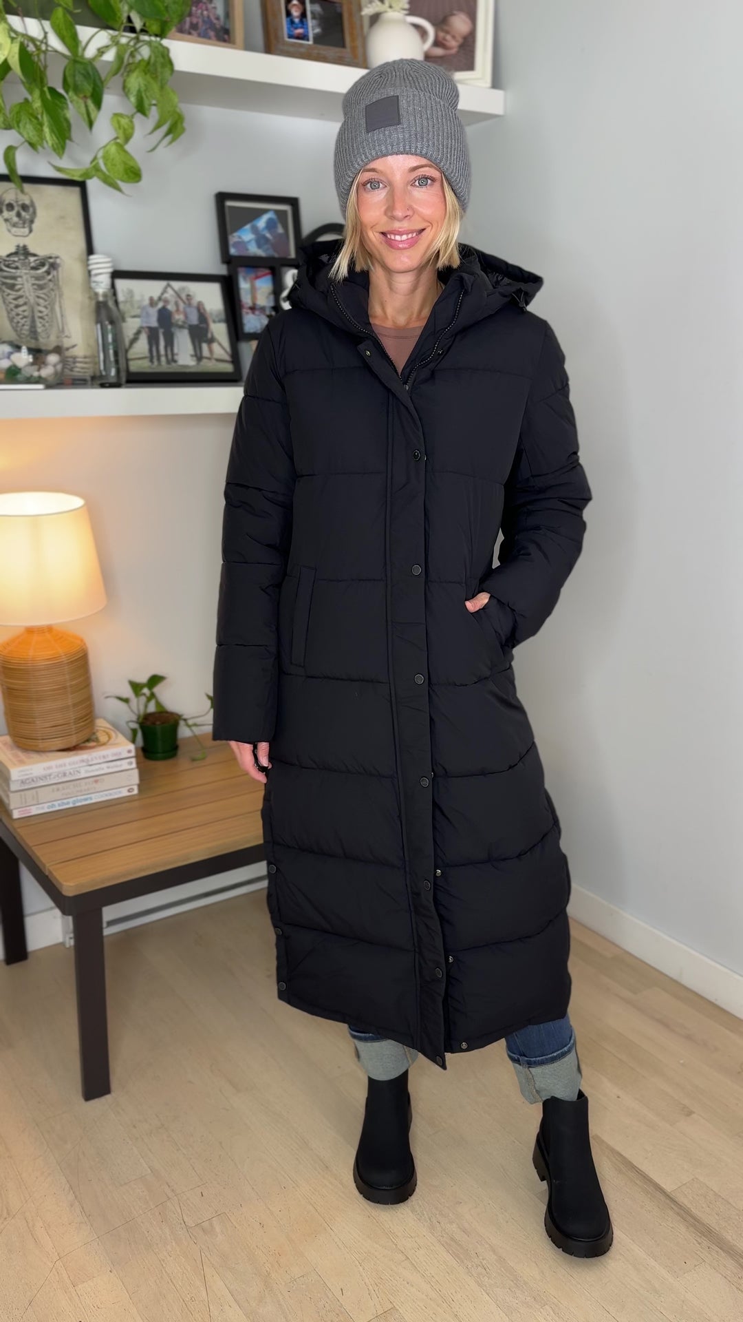 ONLY Premium Puff XLong Jacket- BLACK