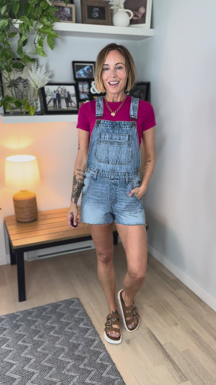 Danika Demin Shortall- MEDIUM WASH