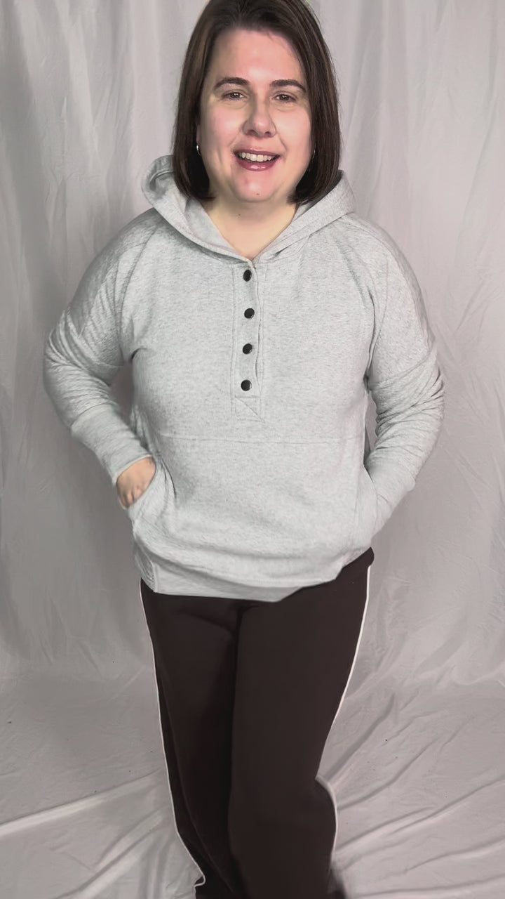 Nancy Modal Straight Leg Pant- ESPRESSO/CREAM