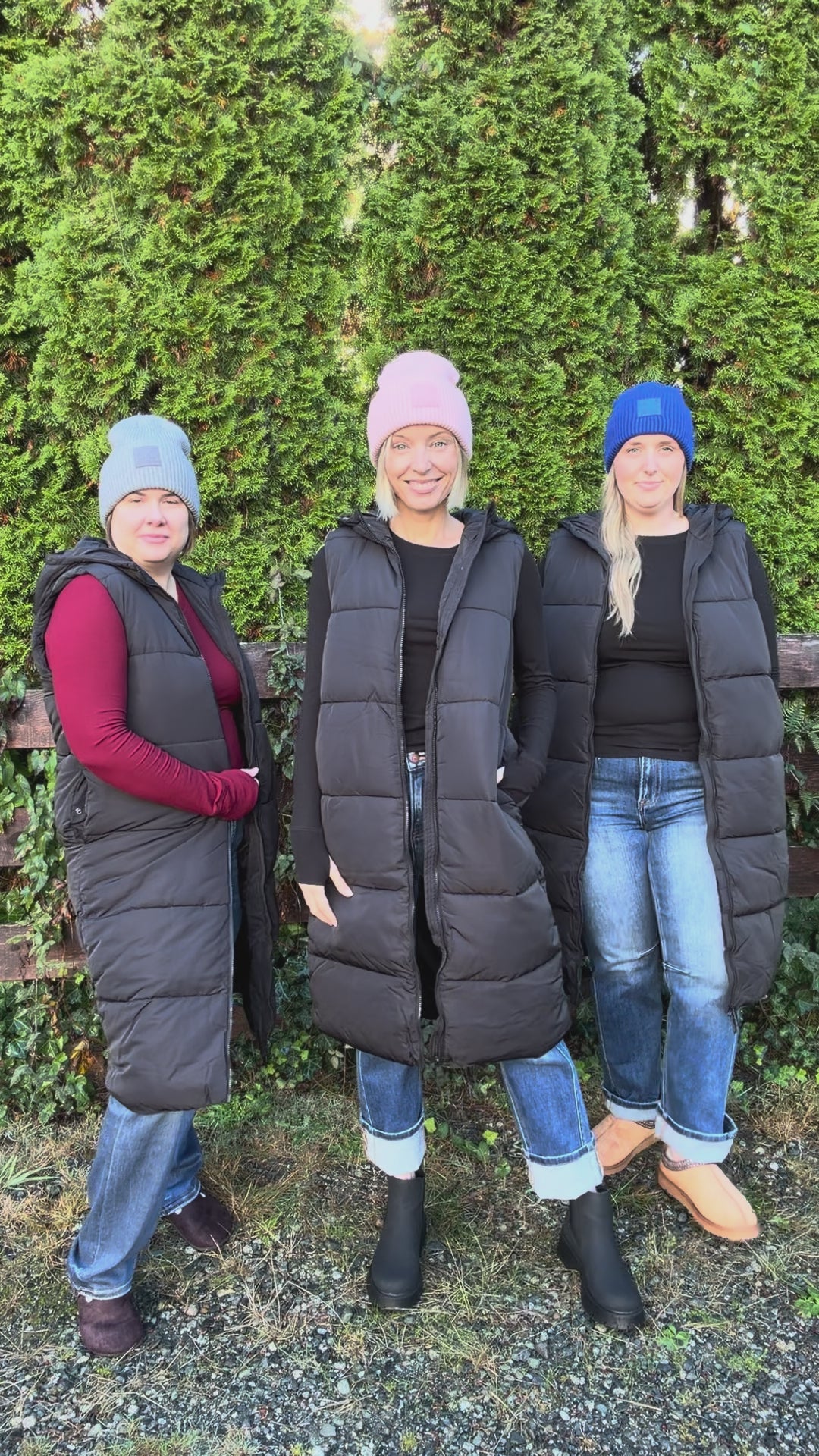 ONLY Jackson Long Puffer Vest- BLACK