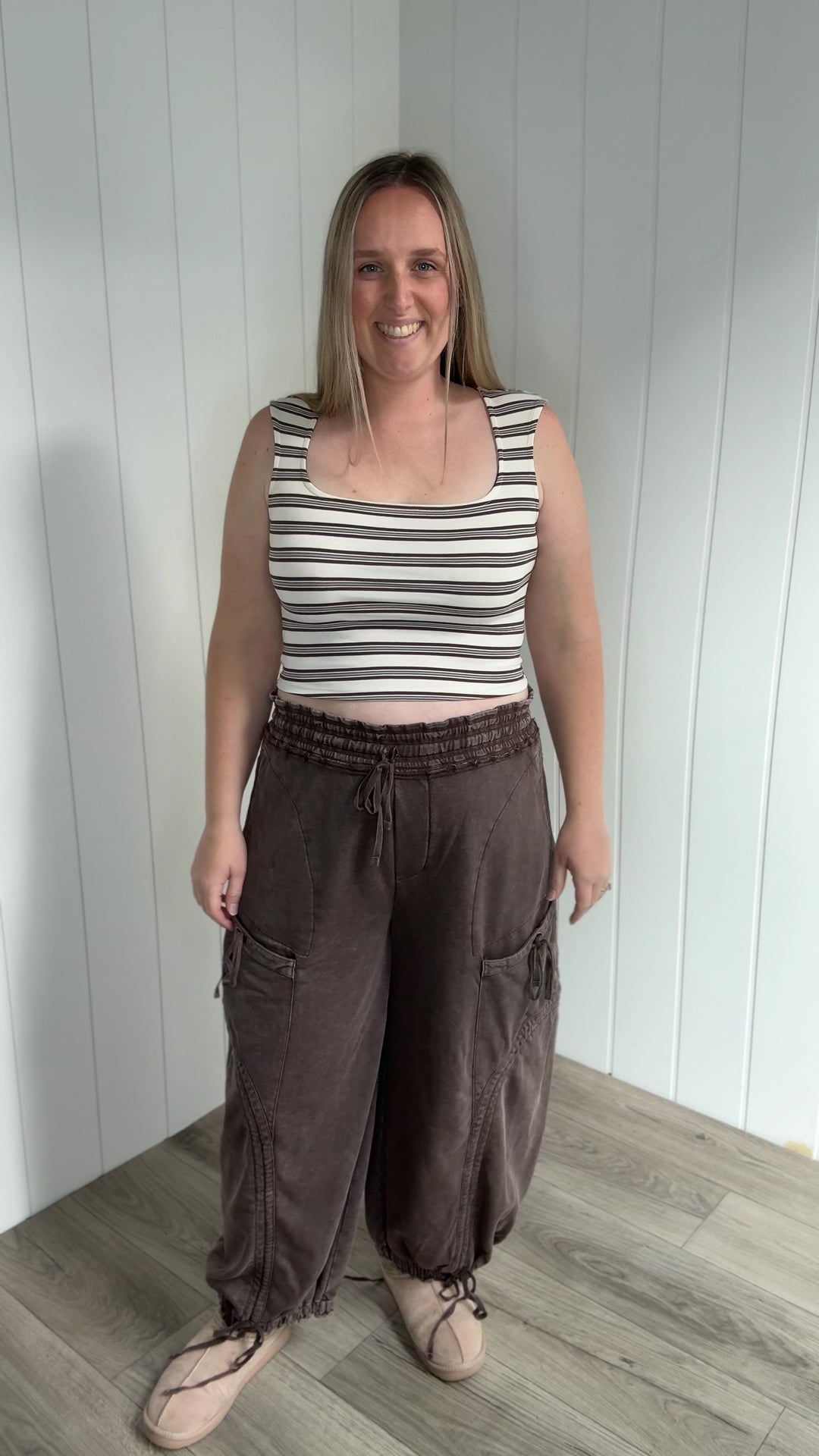 Pebble Cinch Jogger- COFFEE BEAN