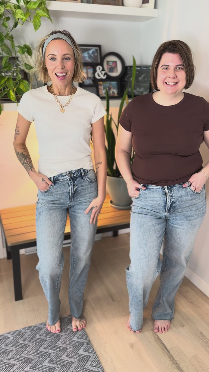 Hidden Seraphine Straight Leg Jeans- LIGHT