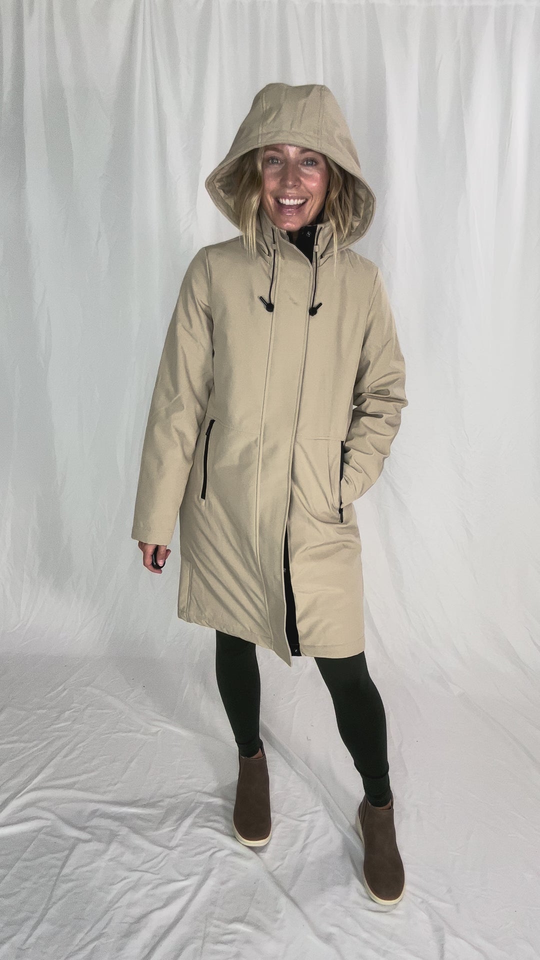 ONLY Kara Water Repellant Parka- TAUPE