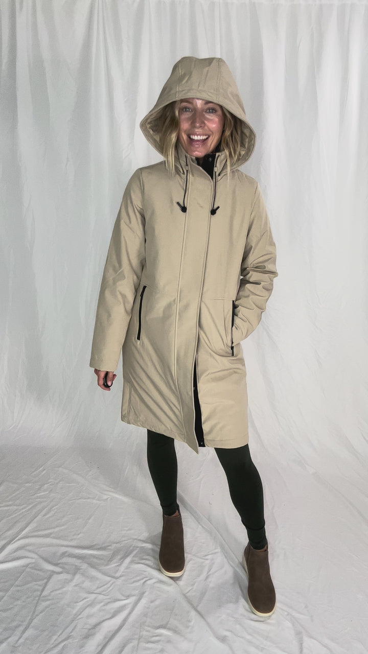 ONLY Kara Water Repellant Parka- TAUPE