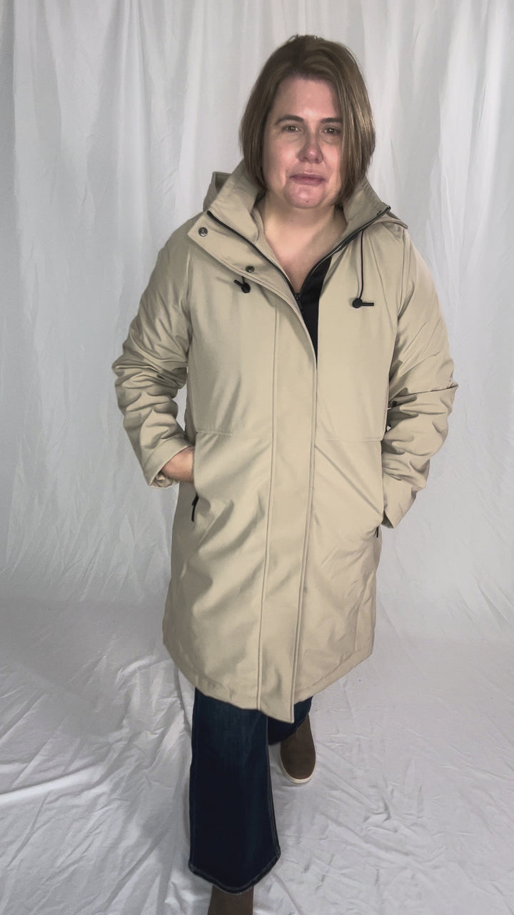 ONLY Kara Water Repellant Parka- TAUPE
