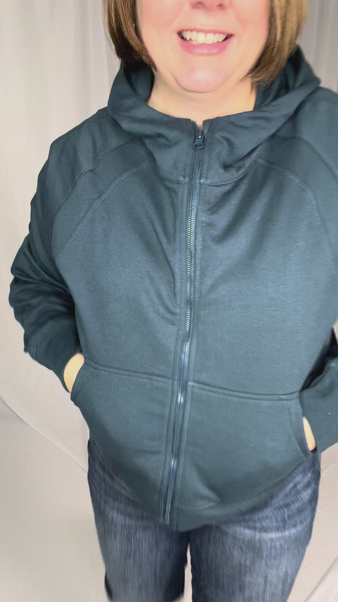 MONO B Kaid Soft Structure Fleece Zip Up- MIDNIGHT NAVY