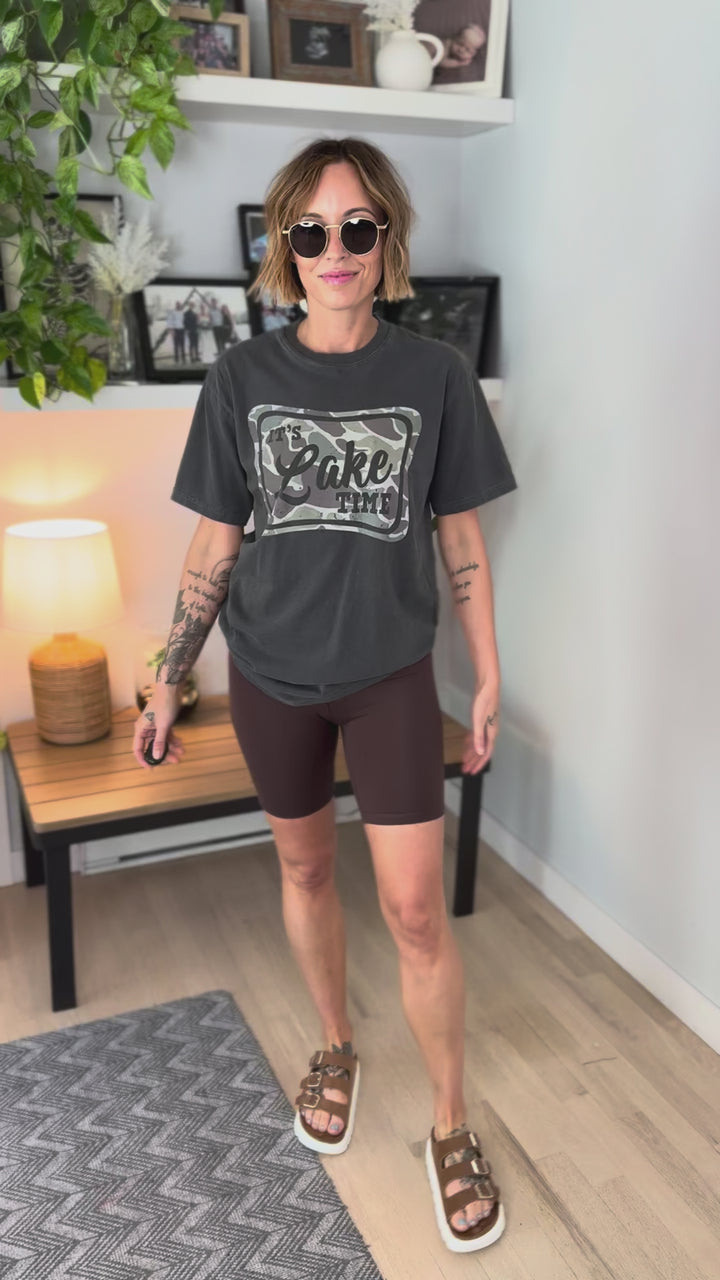 Classic Biker Short- CHOCOLATE