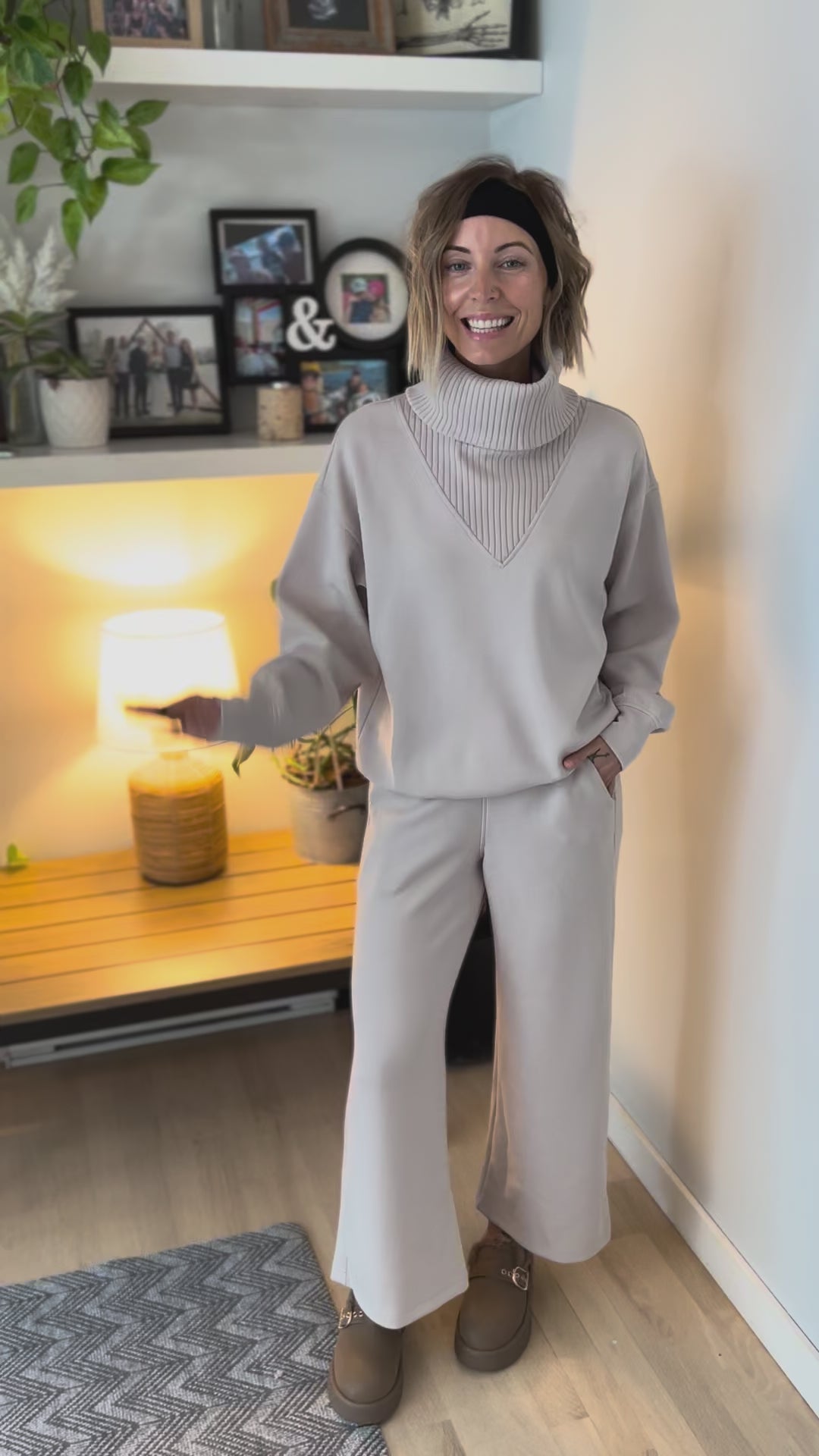 Lemmy Modal Ribbed Turtle Neck Pullover- MOCHA CREAM