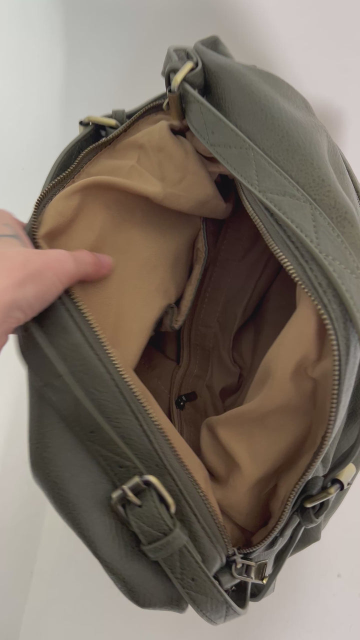 Jamila Rustic Tote Bag- BLACK