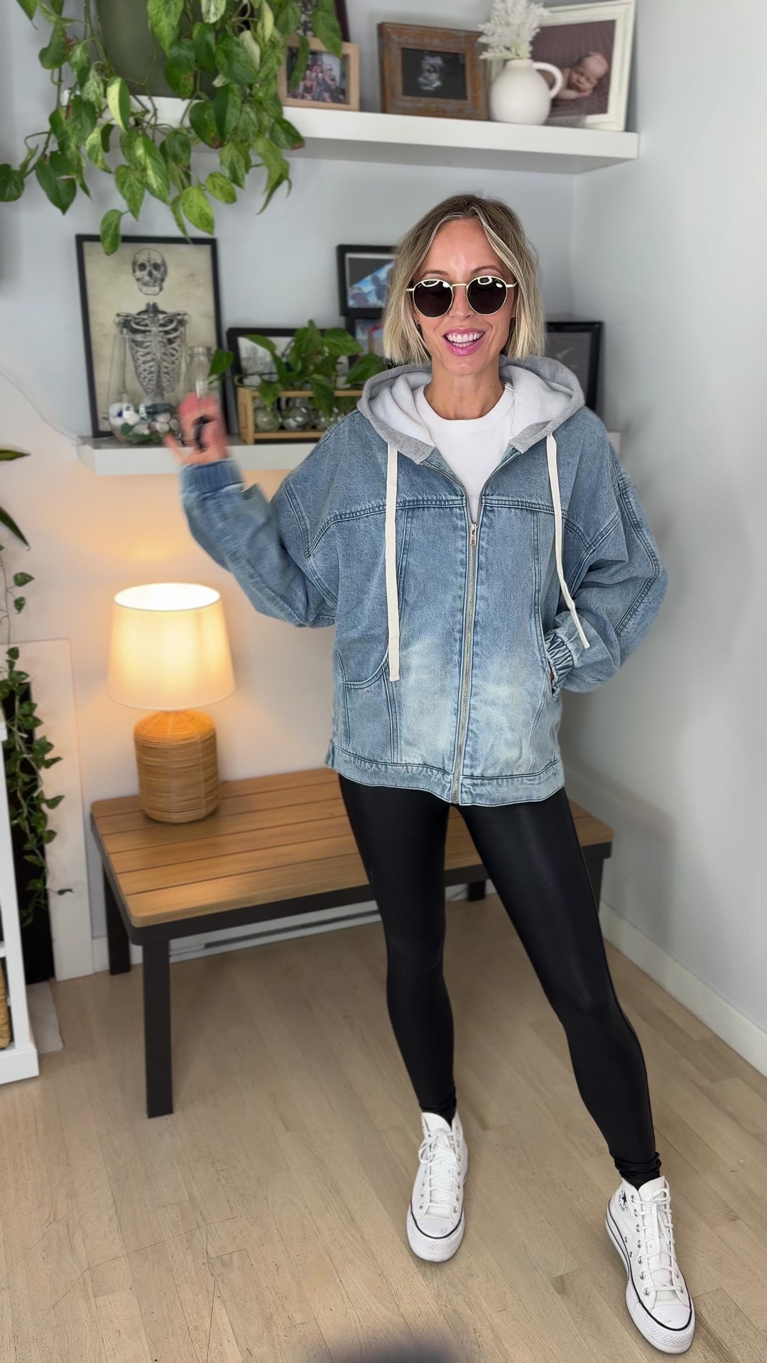 Marlon Denim Hoodie Jacket